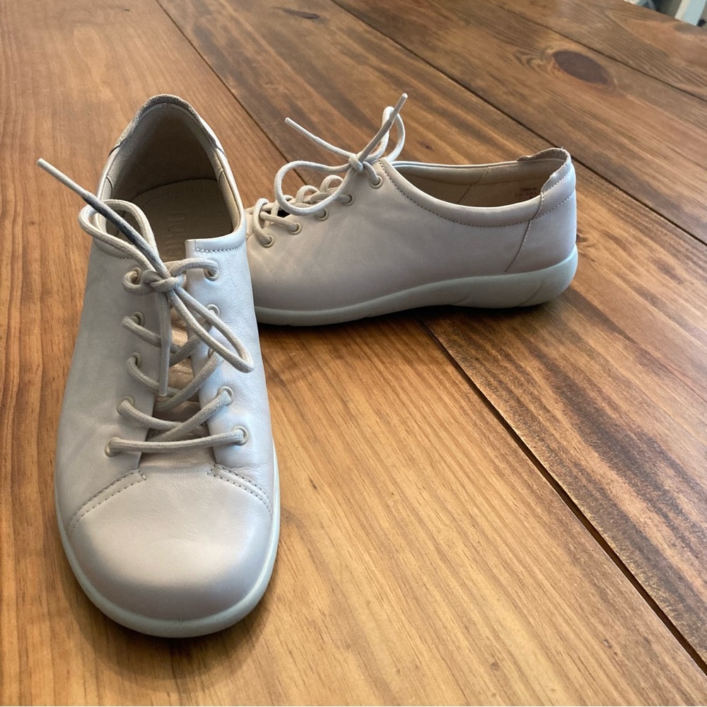 Hotter Dew Light Pink Leather Comfort Walking Shoes